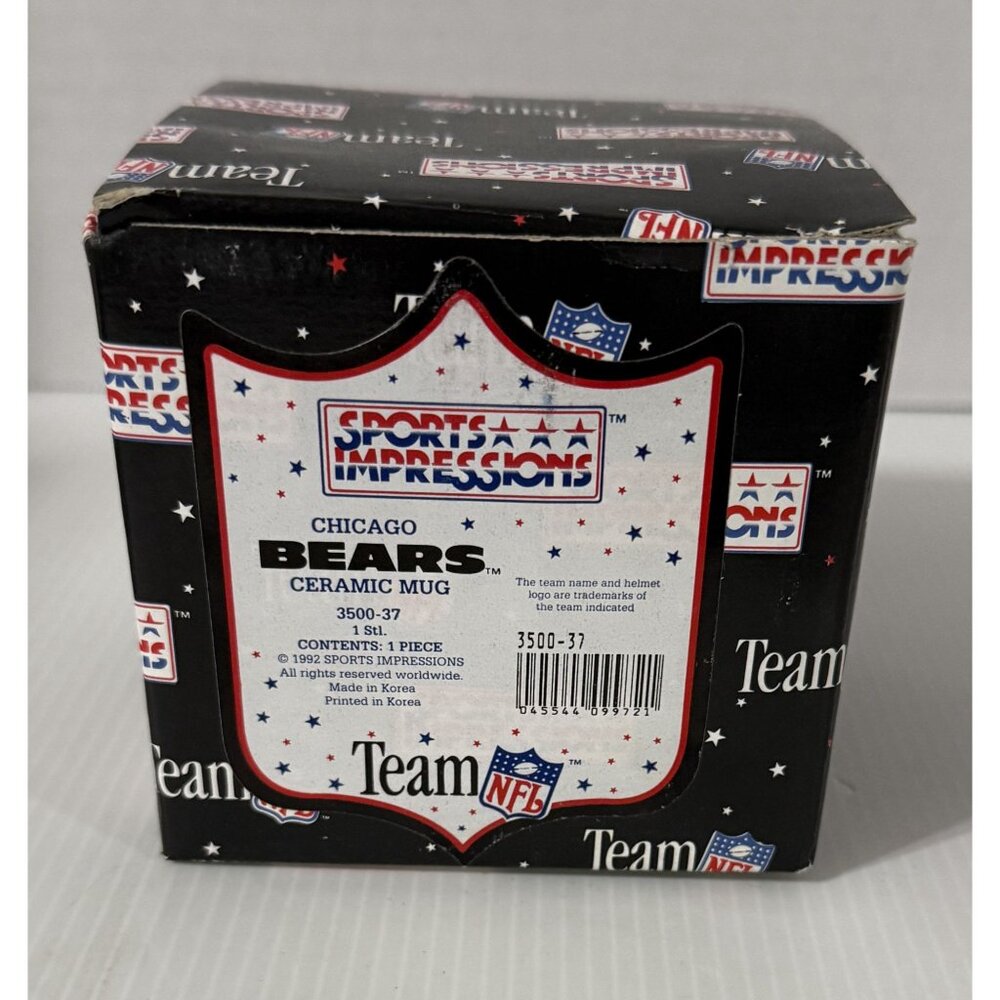Chicago Bears NFL Team Ceramic Mug Sports Impressions Official Licensed With Box - Picture 10 of 15
